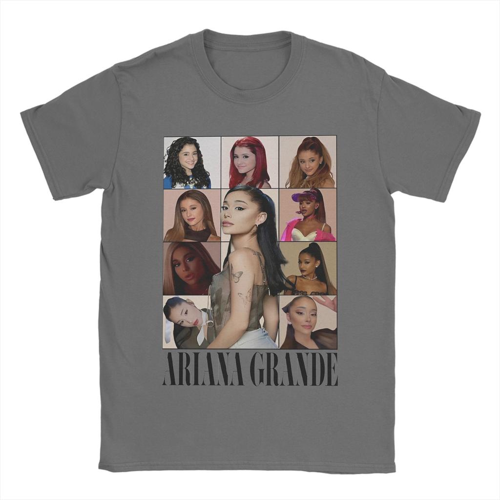 Men Ariana Grande The Eras Tour T Shirts The Dangerous Woman Era 100% Cotton Clothes Summer T Shirt O-Neck Casual Tee Shirt