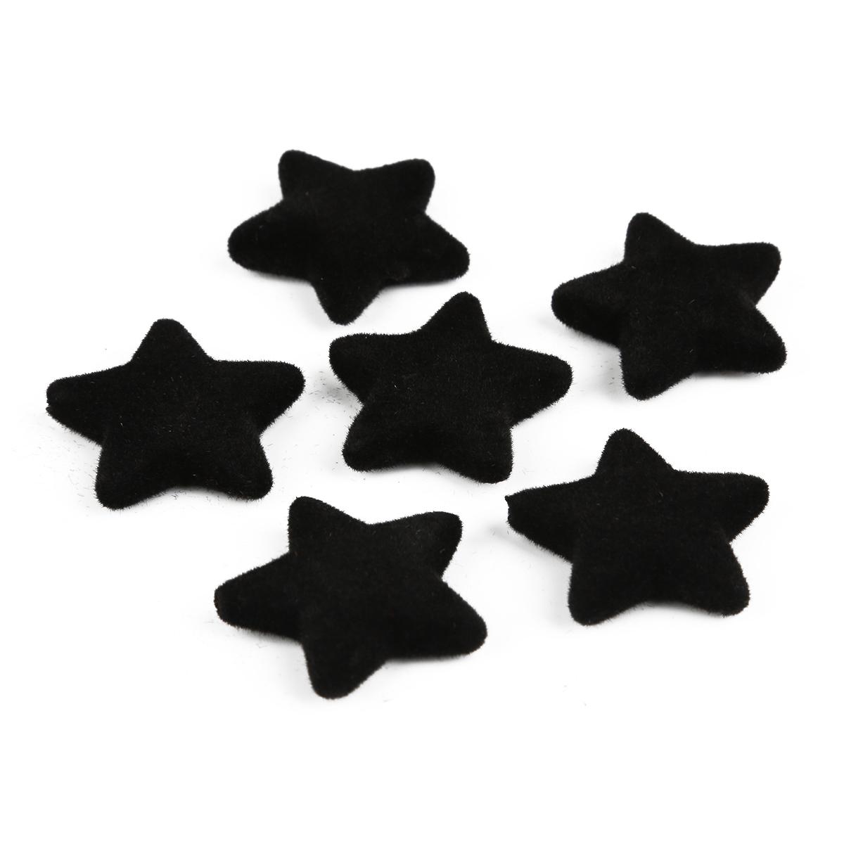 

28 мм акриловая подвеска со звездой для изготовления ювелирных изделий DIY аксессуары для сережек 10pcs чёрный
