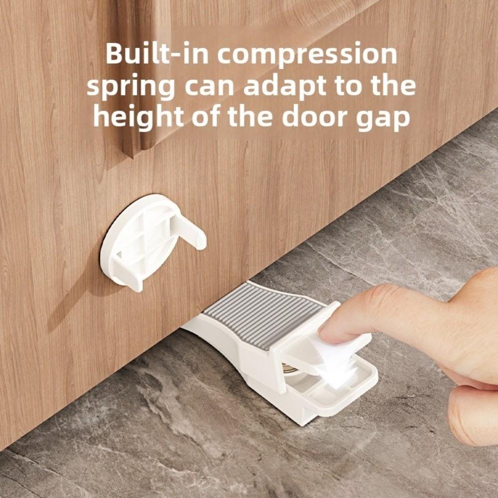 Anti-collision Door Stopper for Bottom Windproof Anti-theft Door Wedge No Punching Universal Floor Door Block