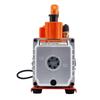 115 L/min AC Vacuum Pump and Gauge Set, Single Stage, Rotary Vane HVAC Air Vacuum Pump, A/C Refrigerant Manifold Gauge Kit, with Leak Detector, Carry