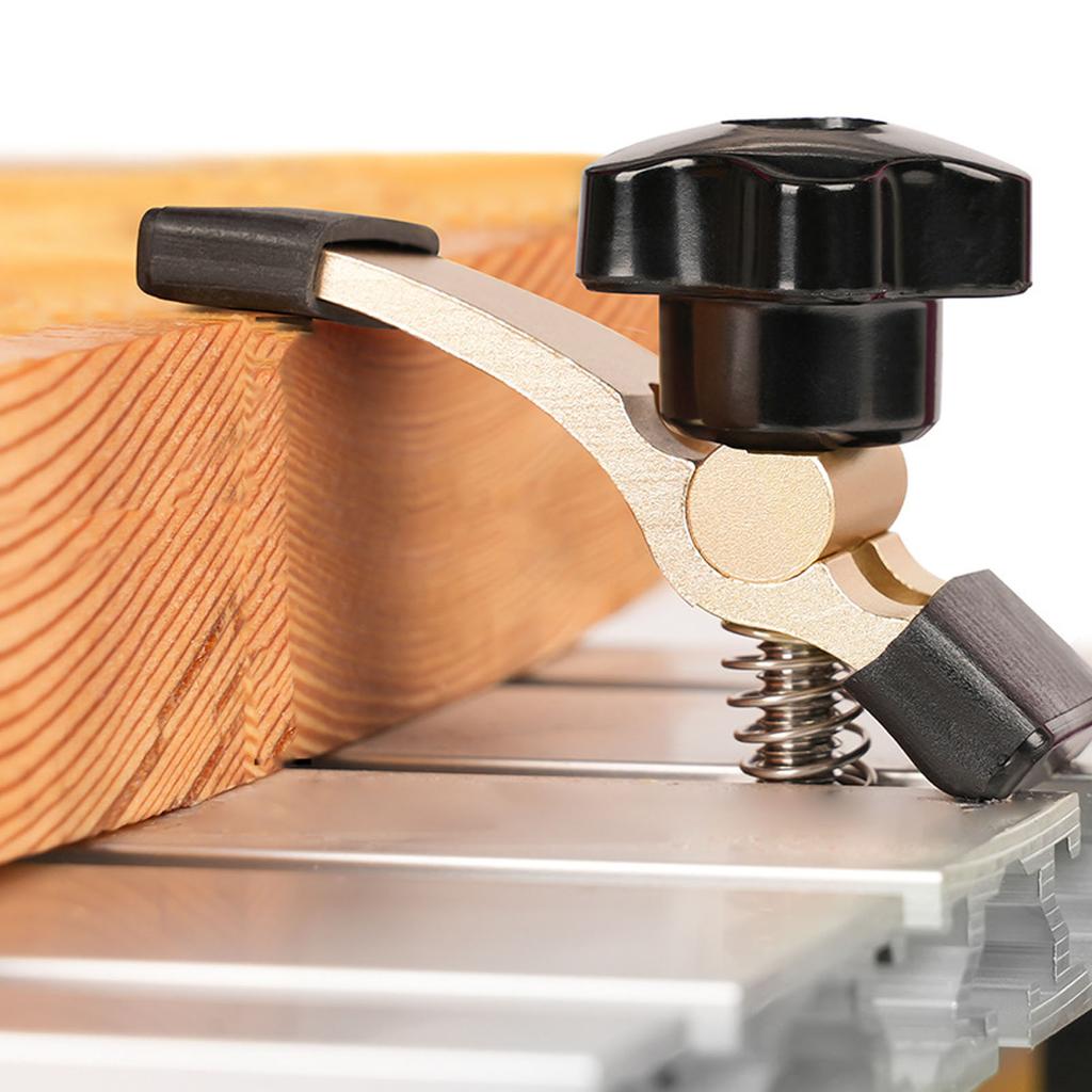 2PCS T Track Hold Down Clamps Aluminum Alloy Press Plate Clamp for CNC Router Engraving Machine