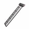 61 Keys Roll Up Keyboard Piano MIDI Function Portable Hand Roll Piano with LED Digital Display 100‑240V EU Plug