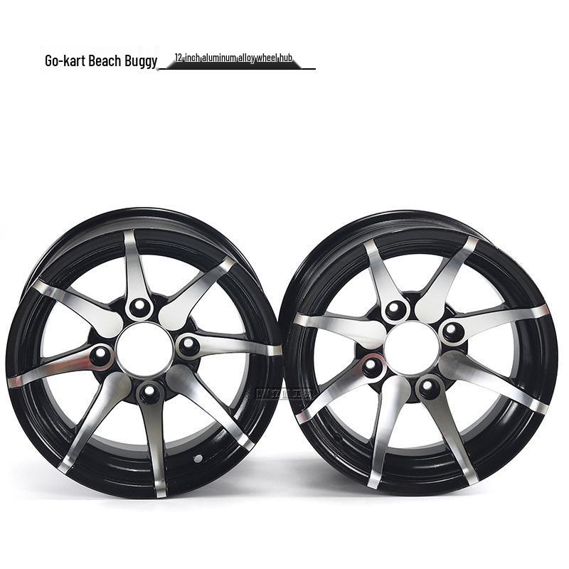 12" Aluminum Alloy Wheel Hub for ATV Beach Off-Road Karting, 25x8-12 & 25x10-12 Inch Rim