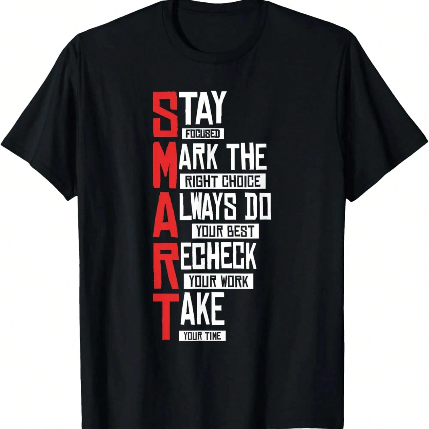 Test Day Teacher- SMART Design Testing Day Exam T-Shirt,100% Cotton S