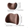Car Pillow Cushion Kit Neck High Performance Universal Headrest Lumbar for