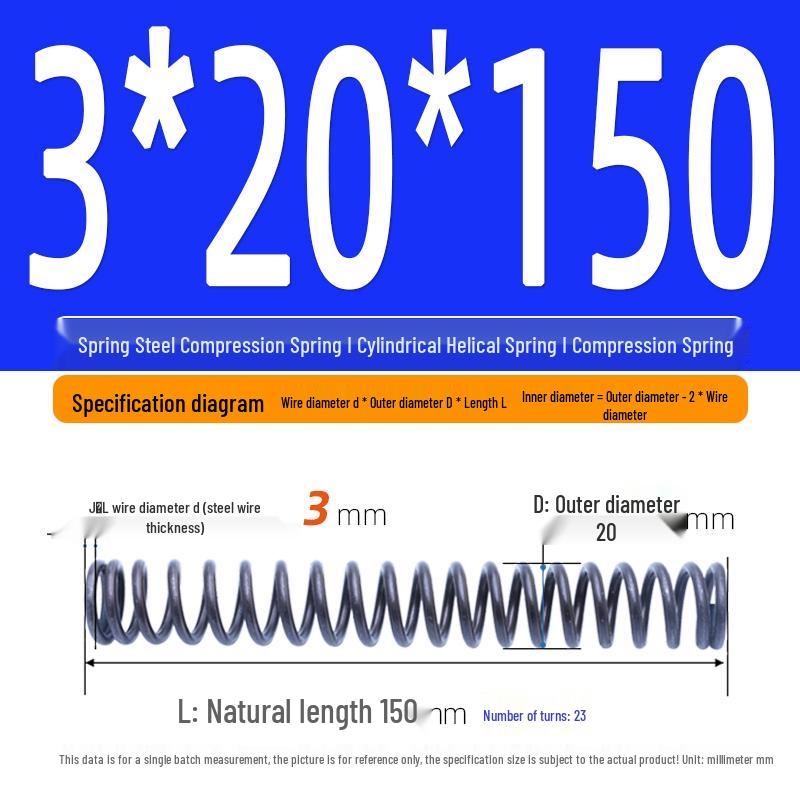 Compression Spring Y-Type Shock Absorbing Coil 3*16/17/18/19/20