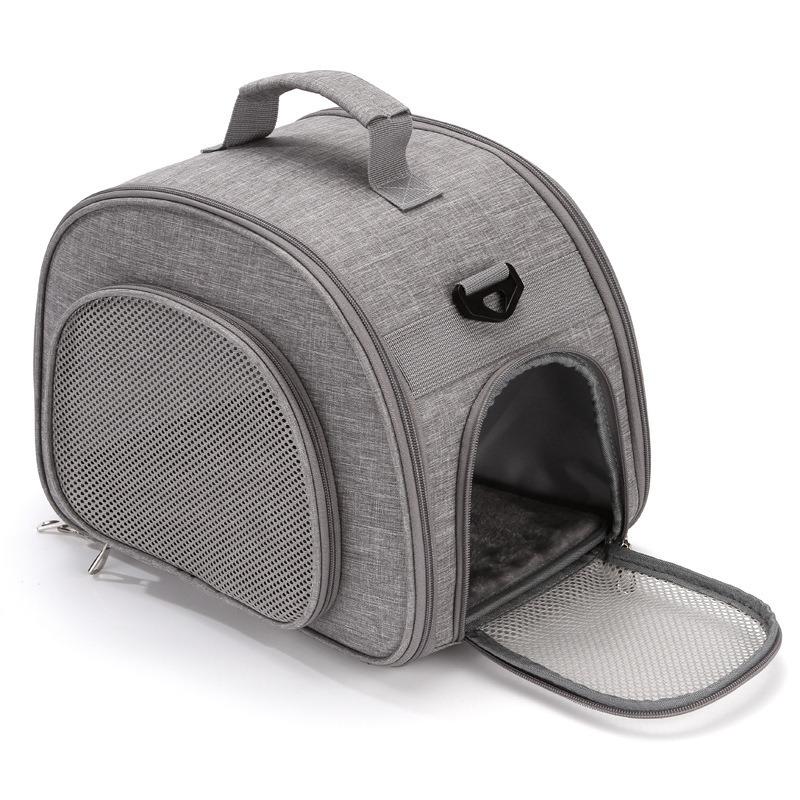Foldable Cat Carrier, Handheld Shoulder Backpack For Travel, Vet Visits And Outdoor Use With Small Cats