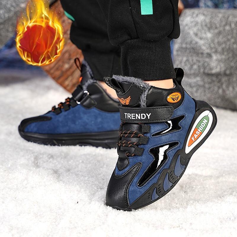 Children's New Autumn-winter Shoes, Boys' Shoes, Sports Shoes, Buttoned Shoes