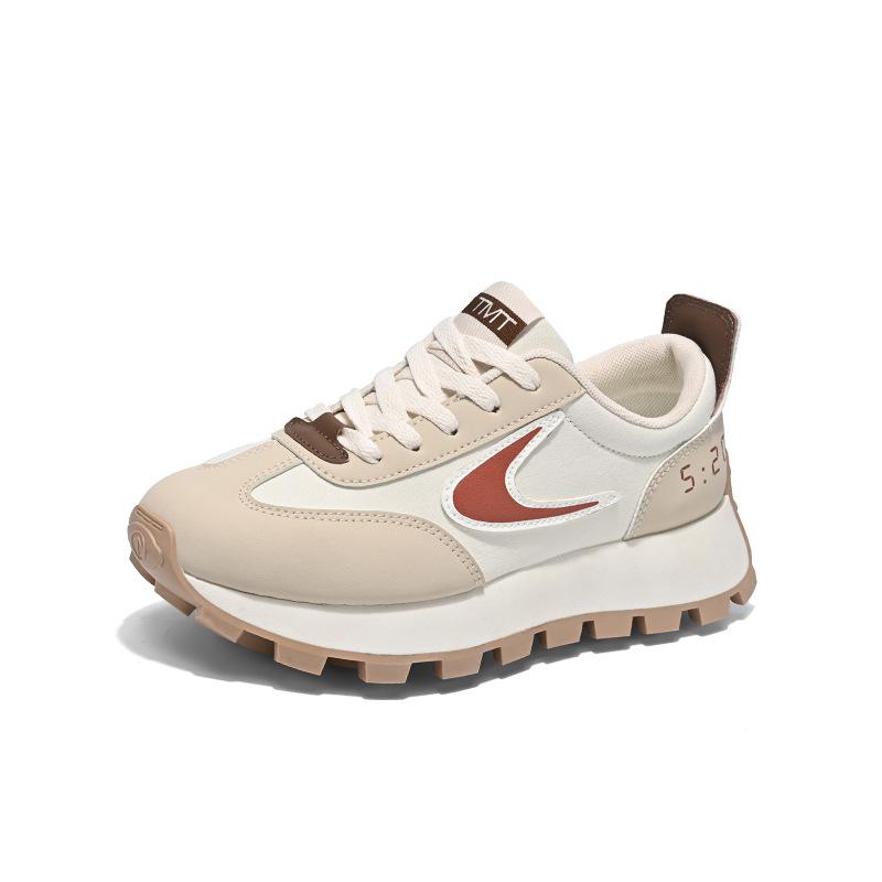 ins Korean version of Forrest Gump shoes women's 2025 autumn new student running sports shoes versatile thick-soled heightening dad shoes