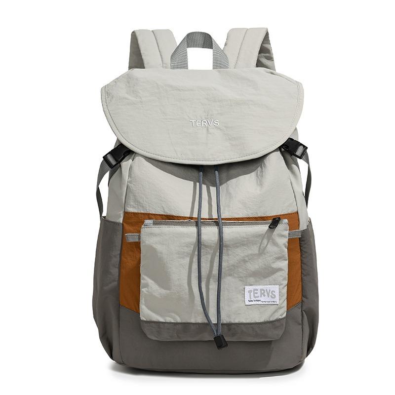 School Bag New Mountain High Value Fresh Contrasting Color Backpack Men and Women Simple Lightweight Travel Spring Outing Mountaineering Backpack