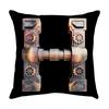 Luxury Home Decor Pillow Cover Car Living Room Sofa Cushion Cover Mechanical Style Letter Pattern Cushion Cover