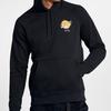 Nike Floral Print Fleece Pullover Hoodie Men Tops Black 937836-010