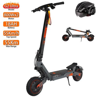 Electric Scooter Foldable Kukirin G2 Ultra 800Wx2 Dual Motor Electric Scooter Adult Top Speed 55Km/h 48V 18AH Range 55KM Load 120Kg