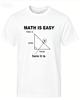 Unisexs High Quality TShirt Cotton Blend Casual Funny Math Print Cool Loose ONeck T Shirt For Unisex Short Sleeve TShirt Male Tops