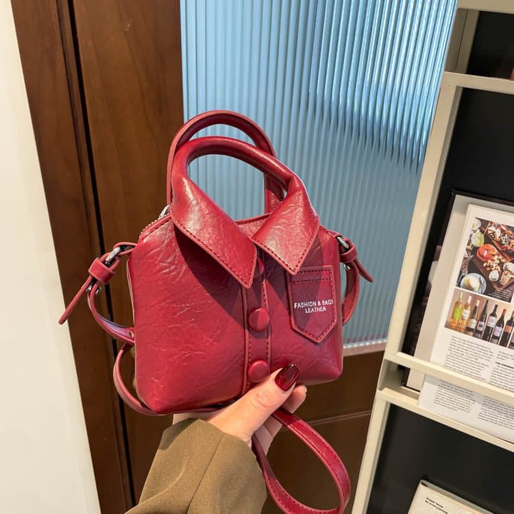 Mini tote bag female niche design one-shoulder crossbody bag