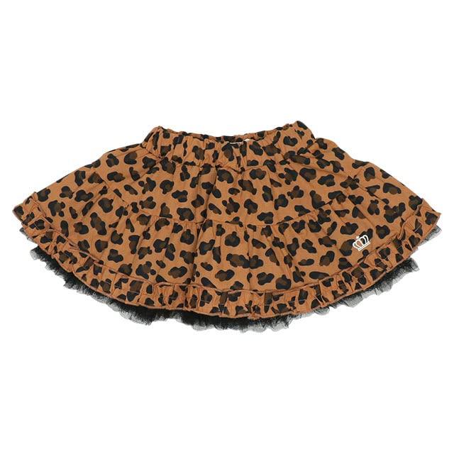 BABYDOLL Print Voluminous Skirt 7918K 130cm Brown All-Over