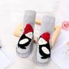 Baby Shoes Socks Children Infant Cartoon Socks Baby Gift Kids Indoor Floor Socks Leather  Non-Slip Spring Autumn Socks