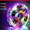 Convenient XL High-Brightness LED Starry String Lights for Christmas, New Year, Courtyard, and Spring Festival Decorations