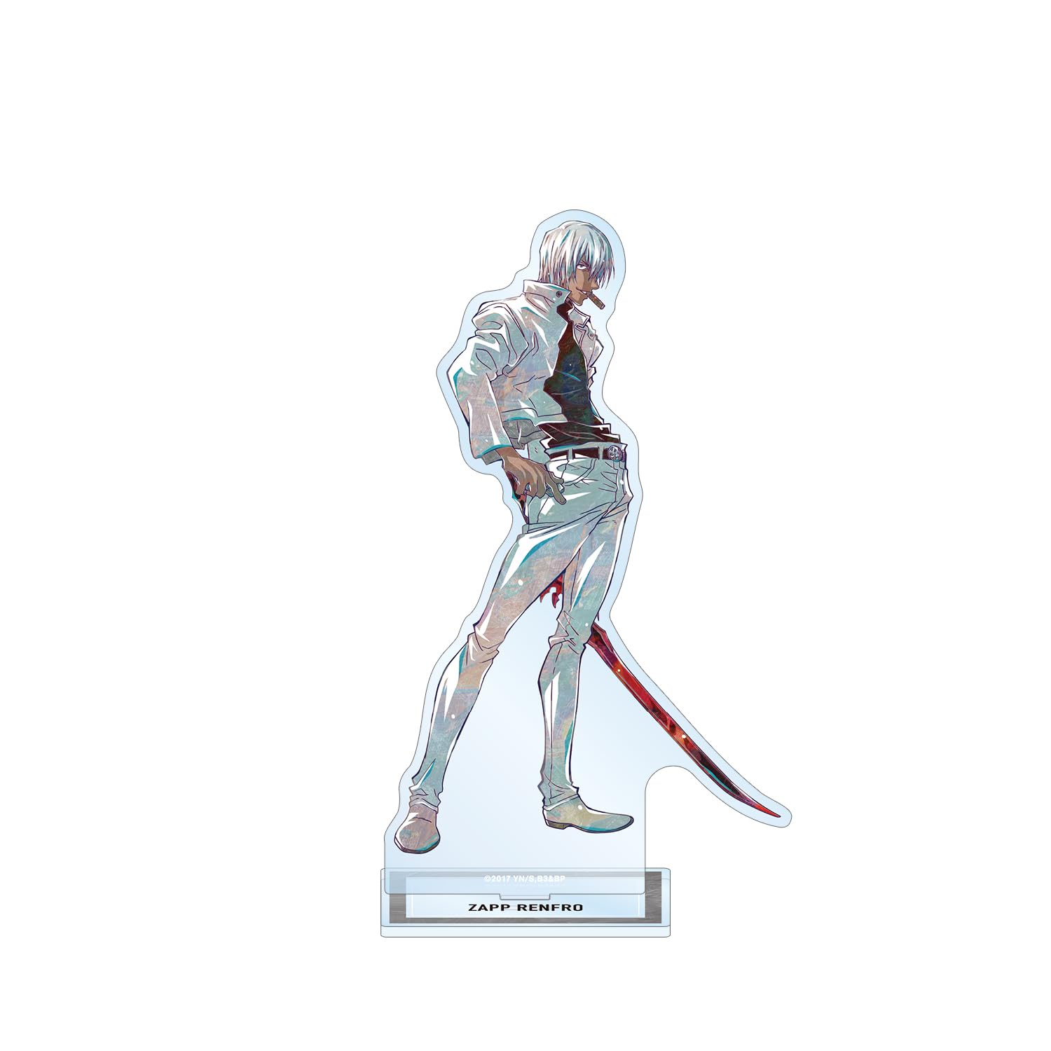 

TV Anime Blockade Battlefront Zapp Renfro Ani Art 4th Edition Big Acrylic Stand Blood & BEYOND
