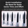1000Pcs Plastic Strip Chain Screws Collated Screws Wall Screws  for Auto Feed Screwdriver