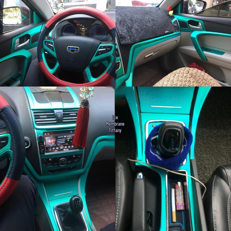 14-16 Emgrand EC7 Interior Wrap Sticker for Center Console Gear Color Modification