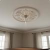 Ceiling Light Base Decorative Medallion PU Material Luxury Interior Decoration