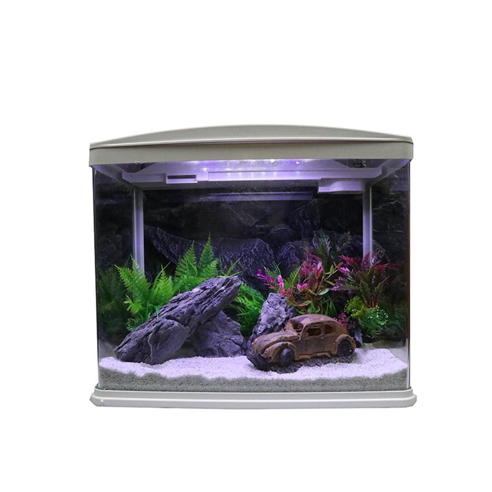 Fish Tank Decoration Ornaments Resin Simulation Car Wreck Oxygenation Pump Aquarium Landscaping Ornaments