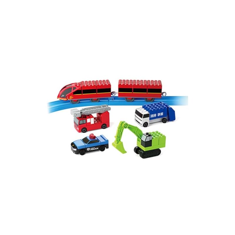Takara Tomy Tomica & Plarail Block Entry Set (Toy, Ages 3 and Up)