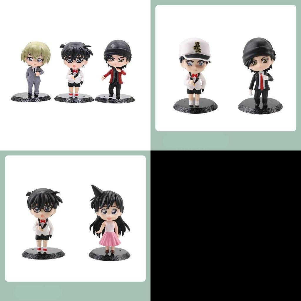 Premium 2nd Gen Detective Conan Action Figures Set Of 6 Models