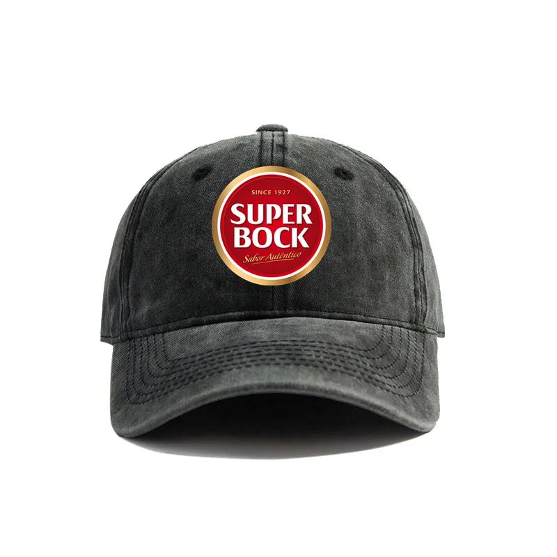 2025 Cappellino da Baseball Estivo Super Bock Usurato Fresco Unisex Retrò Estivo Regolabile Cappello da Papà Super Bock Dal 1927