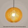 Zen Japanese Wood Pendant Light for Tea Rooms, Restaurants, Bedrooms, and Living Rooms