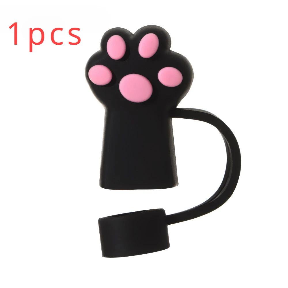 

Пробка для соломинки, стеклянный стакан с крышкой и наконечником для соломинки, многоразовые кухонные принадлежности для уборки, мультяшная пробка для бутылки, напитки, вода