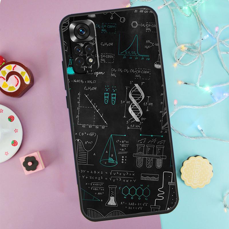 Science Biology Chemistry Case For Xiaomi Redmi Note 14 13 12 11 10 9 Pro 9S 10S 11S 12S Redmi 10C 12C 13C 14C Cover