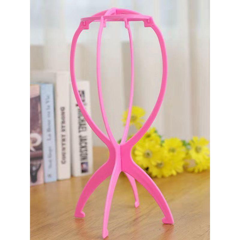 

Thickened Nursing Model Head Portable Wig Stand Pink 5