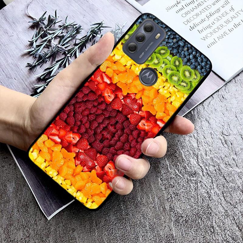 Etui na telefon z owocami do Moto G84 G22 G32 G42 G52 G62 G53 G72 G60 G60S G24 G10 G20 G30 G13 G50 G 5G G Pure