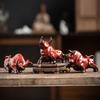 Ceramiczna Statuetka Byka Walki Byków Rzeźba Bydła Wall Street Dekoracja Feng Shui do Biura na Biurko Półka na Książki Ozdoby Figurki Zwierząt