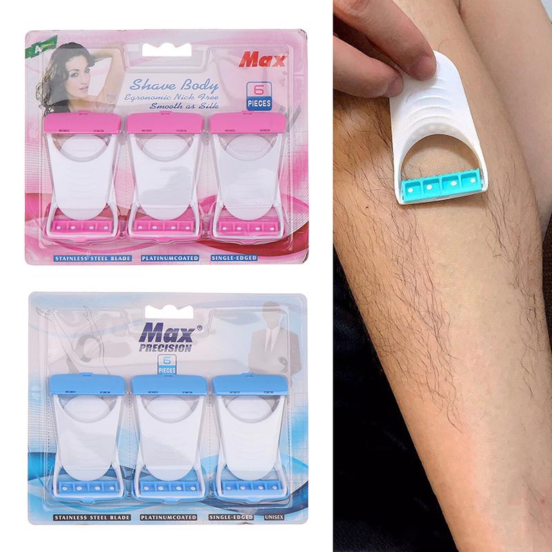 6Pcs/Set Disposable Razor For Women Shaving Stainless Body Bikini Hair Removal Tool Manual Shaver