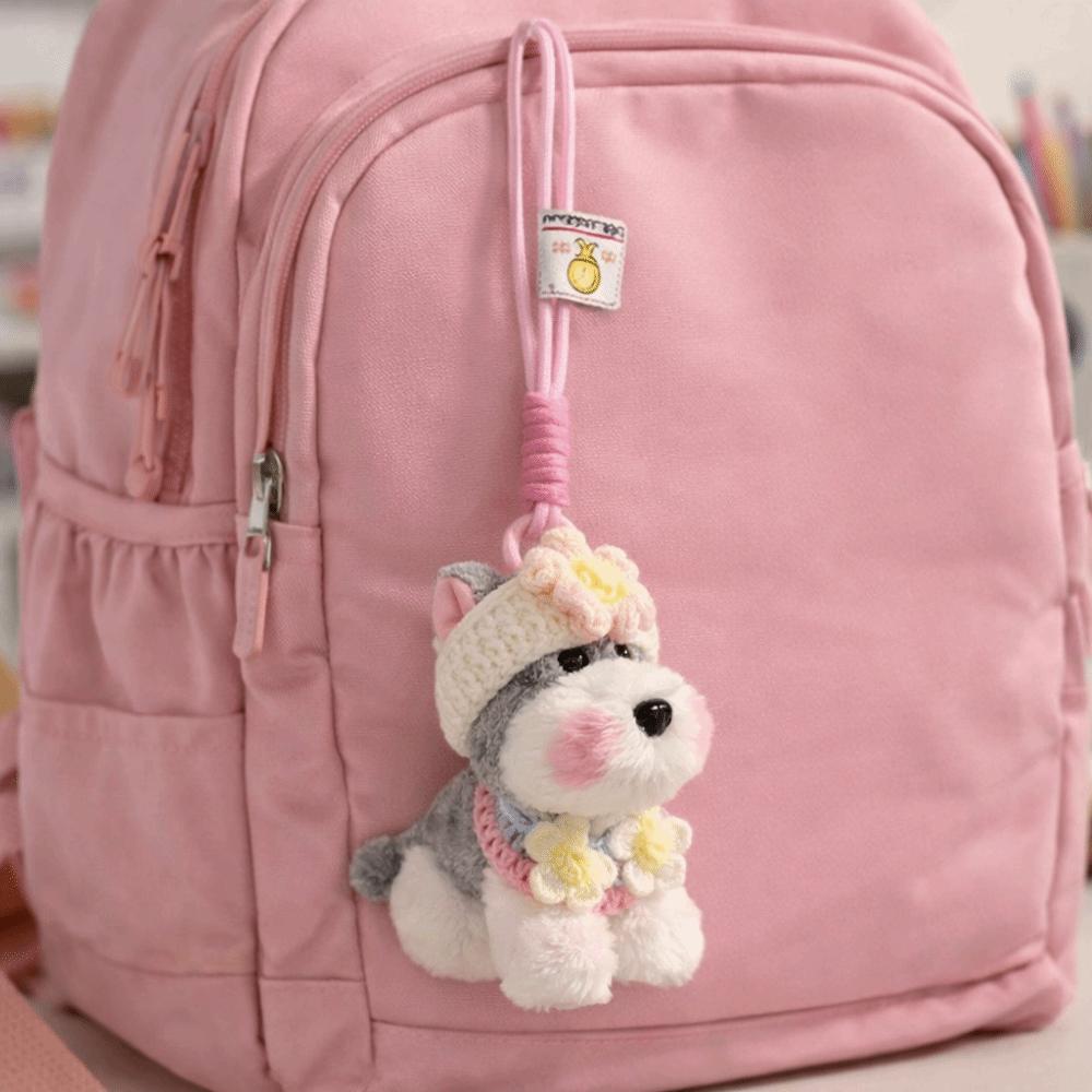 Multifunctional Bag Charm Cartoon Plush Puppy Bag Pendants Cute Bag Accessories  Cute Style