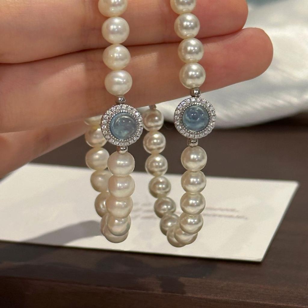 Mercury's French Retro Style Pearl Bracelet Light Luxury Niche Design High-end Exquisite Versatile Beaded Jewelry