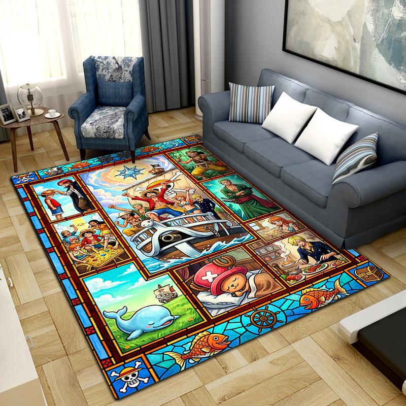 

Anime One Piece Area Carpet for Living Room Bedroom Home Decor Cool Movie Mat Floor Mat -LXR39 60x90cm