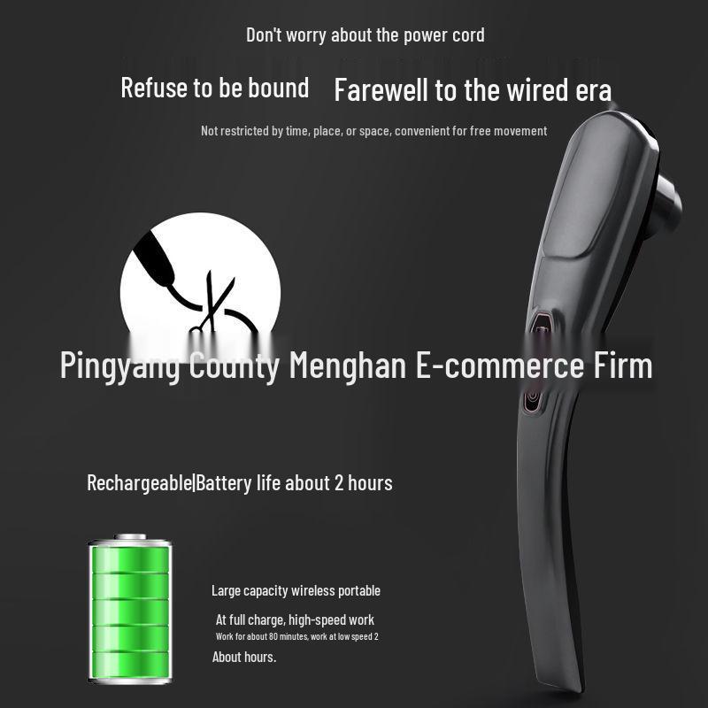 Cervical Vertebra and Full-Body Rechargeable Massager: Neck, Shoulder, Waist, Leg Vibration Massage Hammer