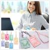 Lanyard Strap Card Pouch PU Leather ID Cards Card Holder Badge Holder Neck Lanyard Wallet Case