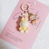 Doll Vinyl Sitting Cute Baby Mobile Phone Pendant Keychain Handmade DIY Car Pendant