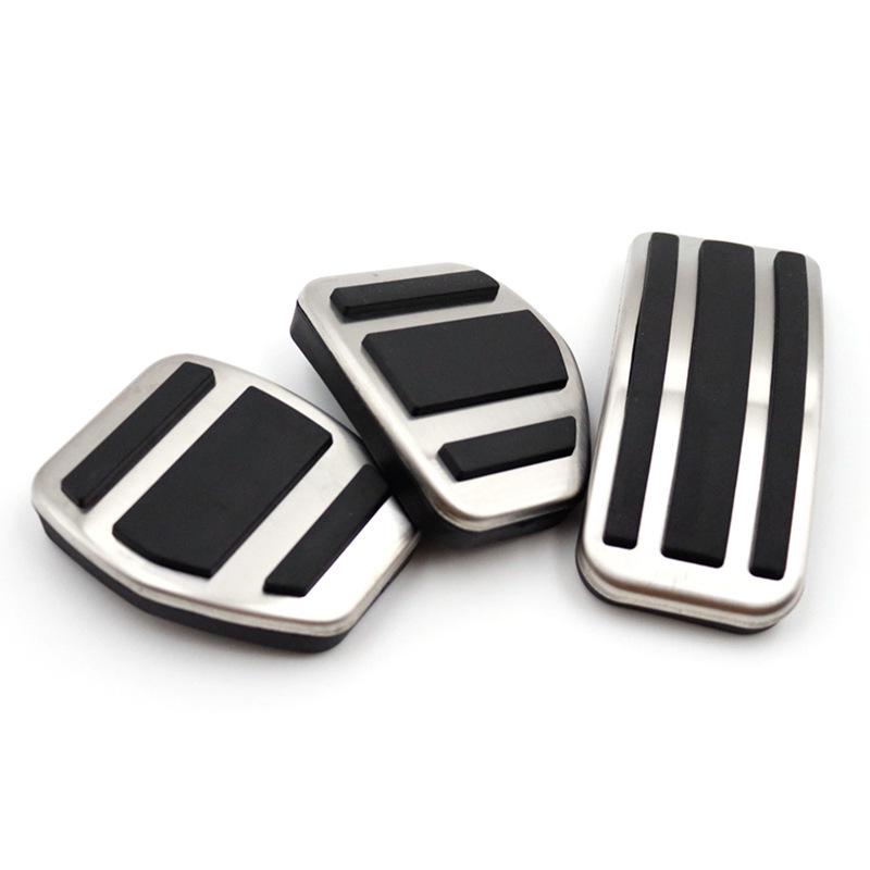 Non-Slip Pedal Covers for Peugeot 2008 - Throttle, Brake, and Rest Area
