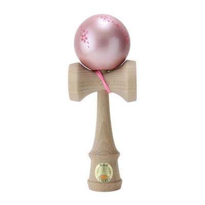 Kendama (Japanese Cup-and-ball Game) by Yamagata Kobo, OOZORA KENDAMA (Sakura Pink), Certified by the Japan Kendama Association for Competition.