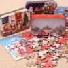 Vánoční dárek pro děti - vánoční puzzle, vánoční dárky pro děti, DIY Santa Claus, dřevěné vánoční tvoření, dětské hračky...