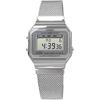 Casio CASIO Digital Watch Vintage Series A700WM-7A Metal Mesh Band Men's Women's Silver Oversea...