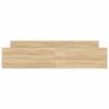 VidaXL Bed Frames Headboard and Footboard Sonoma Oak 180x200 Cm 3203770