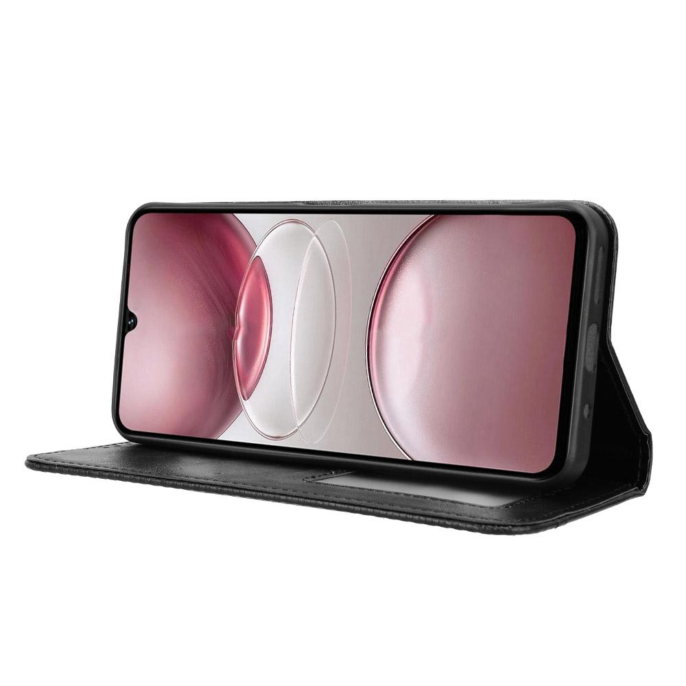 Für Umidigi G100 5G/Umidigi G100 Pro 4G Lederhülle Brieftasche Ständer Retro Textur Handyhülle