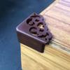 [Silicone Corner Guards] 8pcs Silicone Corner Guards with Elegant Hollow Flower Design, Stylish Table Edge Protectors for Safety and Decor